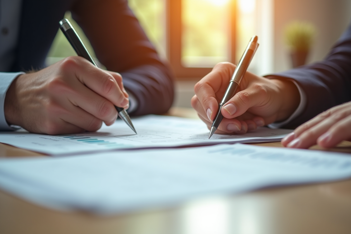 Mains remplissant un formulaire administratif français